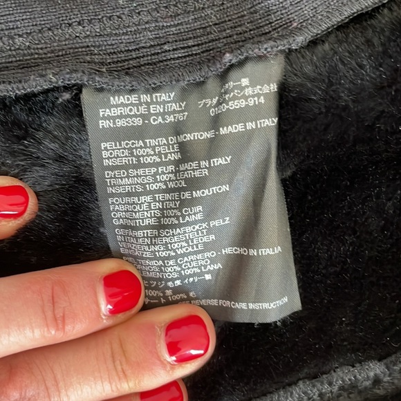 Prada Black Suede Jacket Size 40 - Picture 13 of 14